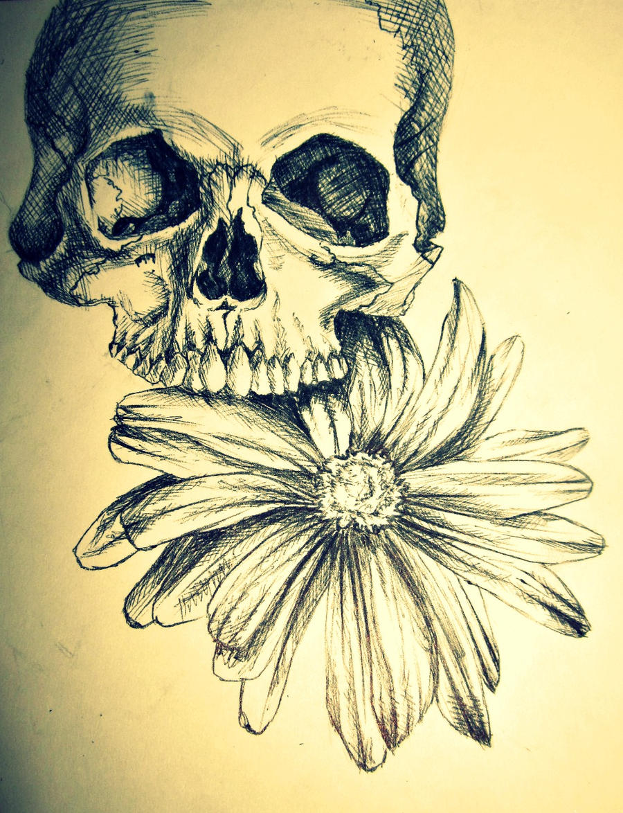 Pen Skull Flower Pt1