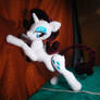 Upgraded fully posable, durable Rarity plushie