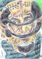 Yogi Berra sketch card