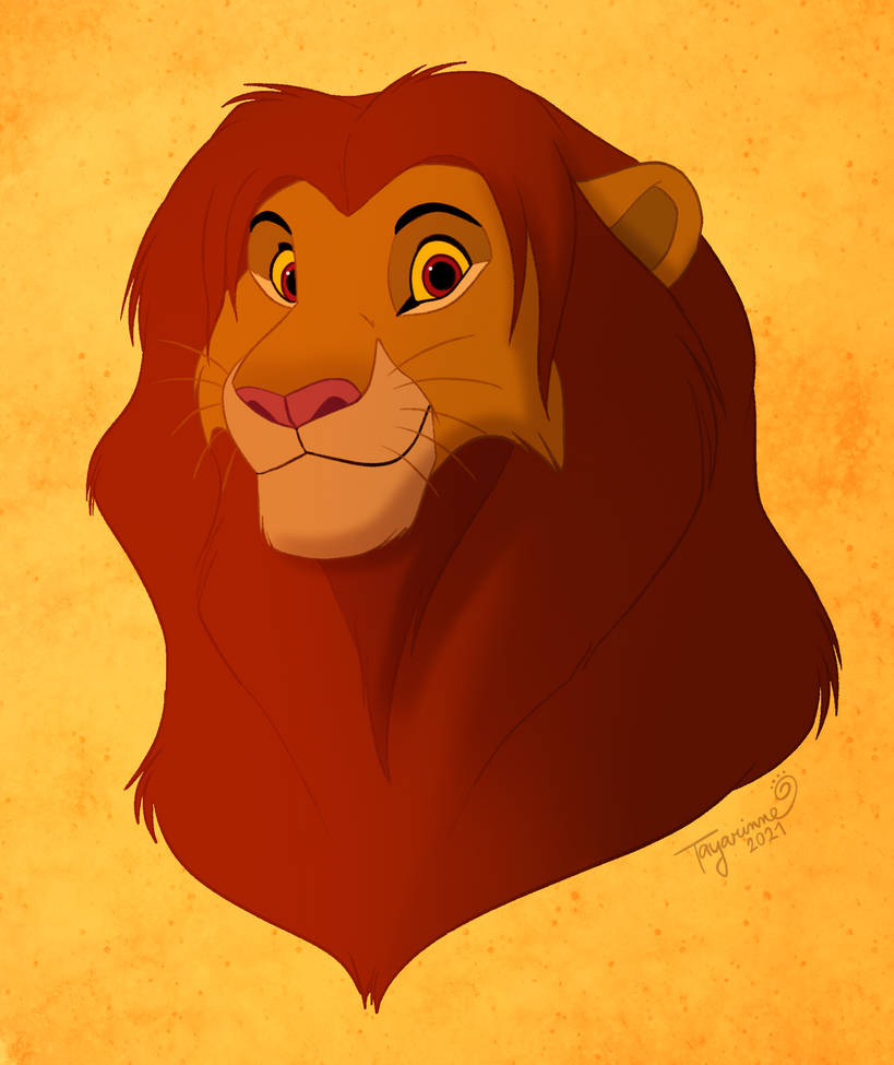 Adult Simba by Tayarinne on DeviantArt