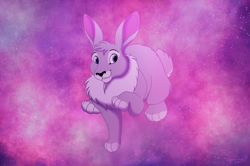 Galaxy bunny by Tayarinne on DeviantArt