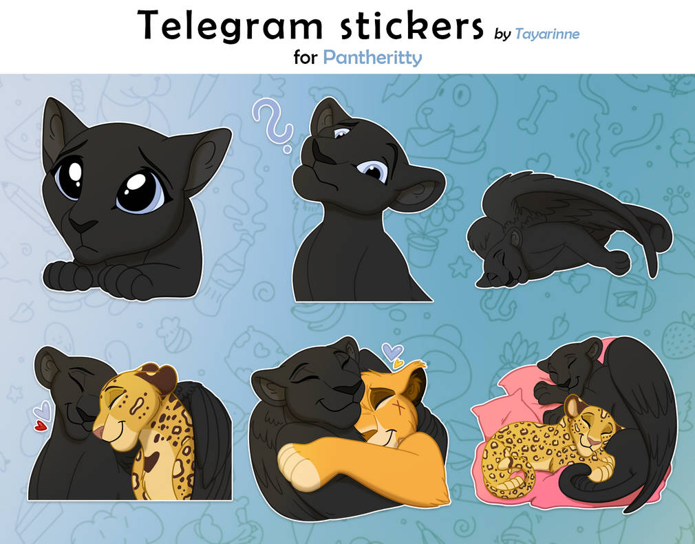 Fanvir telegram sticker pack by Shironya97 on DeviantArt