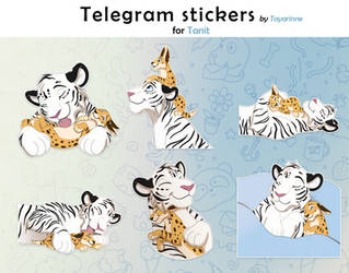 Telegram stickers for Tanit