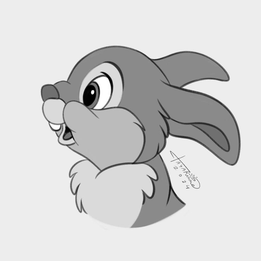 Deviantart Thumper Rabbit Thumper sketch by Tayarinne on DeviantArt