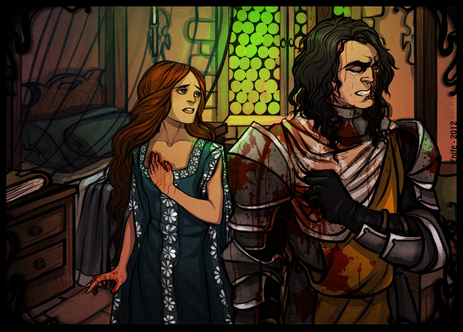 Sansa and the Hound by Enife