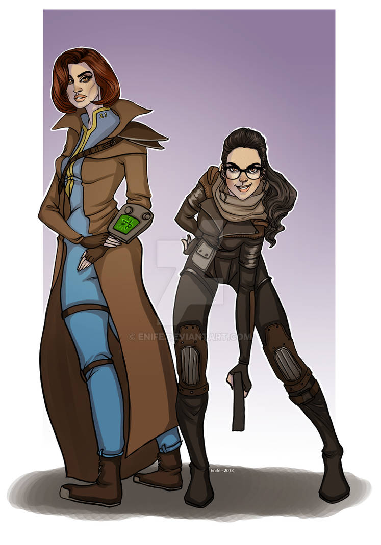 Commission: Jane Ritter and Emily Novak by Enife on DeviantArt