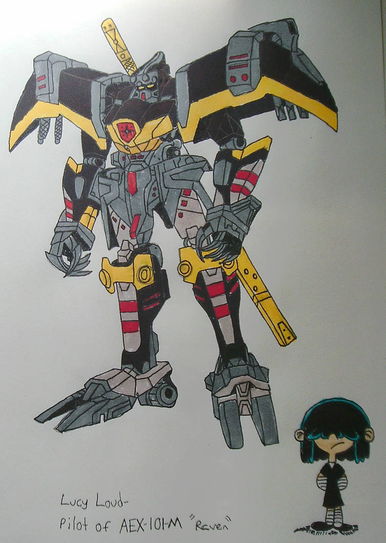 Lucy Loud's mech-Raven by Jyugoku005 on DeviantArt