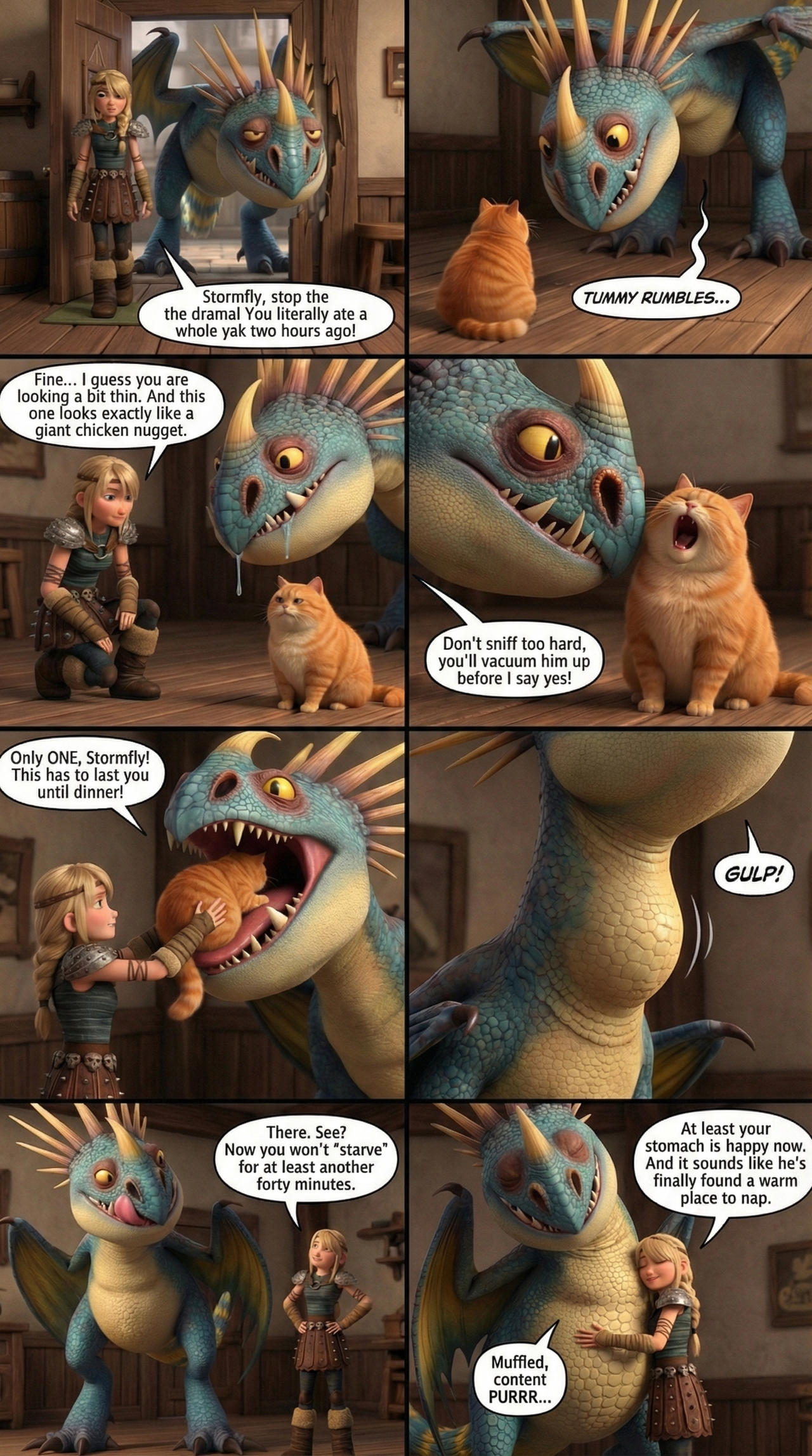Stormfly Deviantart Stormfly at cat cafe by toperPlayer on DeviantArt