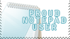 notepad user stamp