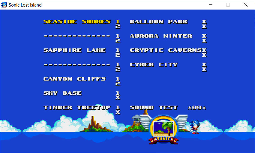 Sonic The Hedgehog: Lost Island Level Select by CartoonsAnimate22 on ...