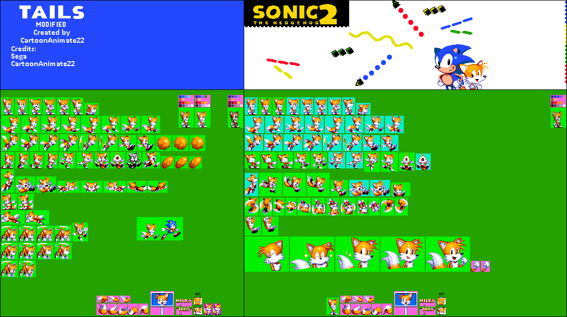 Sonic 3(Sonic 2 style) sprite sheet by souptaels on DeviantArt