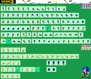 Custom Classic Sonic Sprite Sheet by Adanishedgehog2011 on DeviantArt