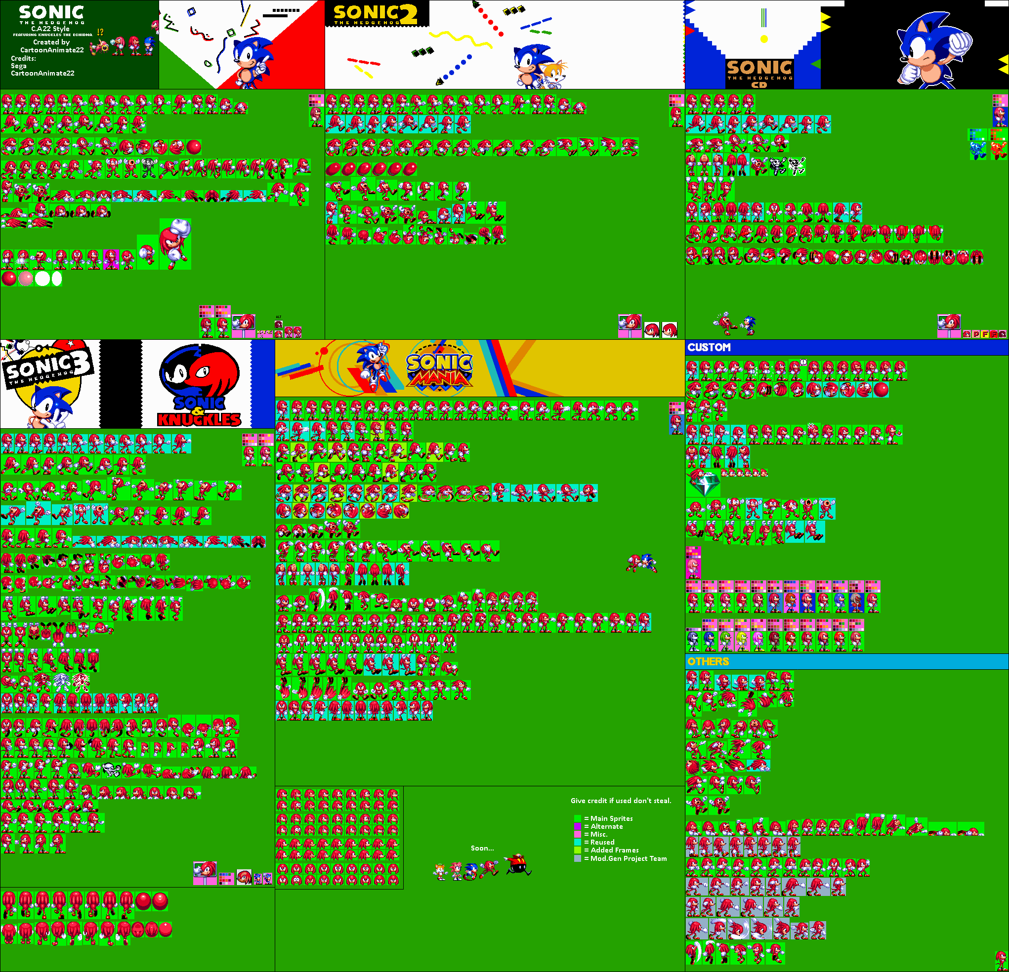 Sonic 3(Sonic 2 style) sprite sheet by souptaels on DeviantArt