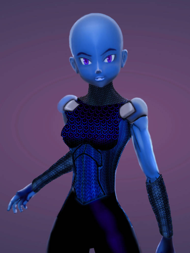 blue Alien by malemex on DeviantArt