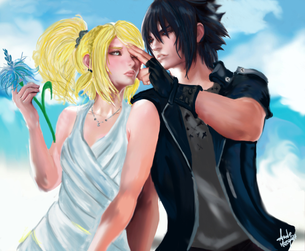 Lunafreya e Noctis