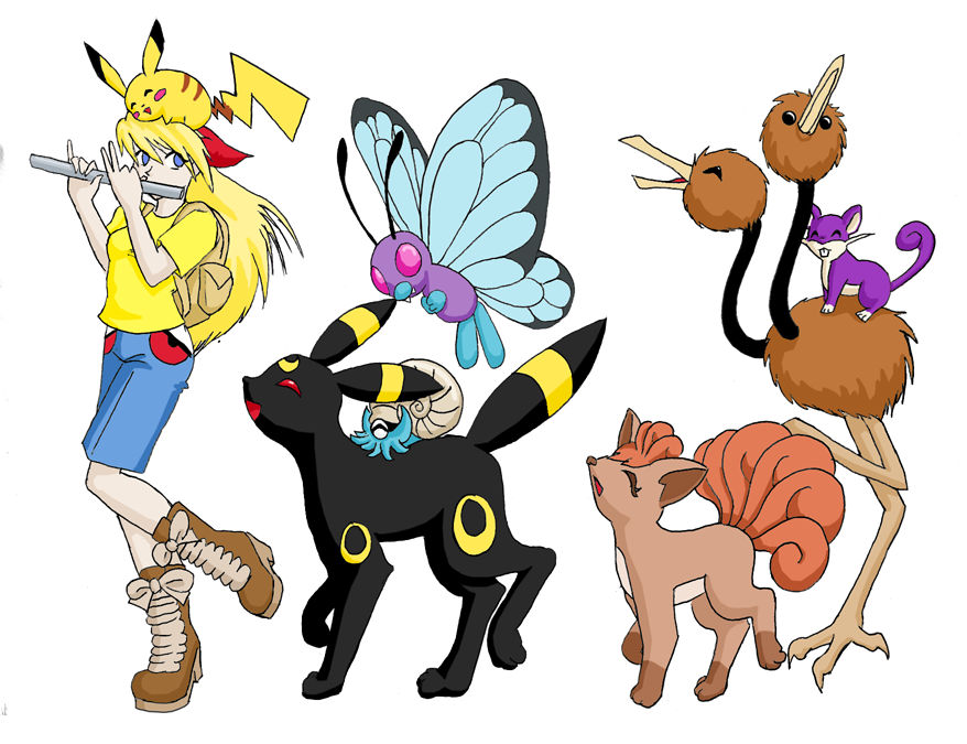 Yellow's Poke Flute by SeeraaZoisaito on DeviantArt