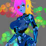 Cyberpunk-esque Babe