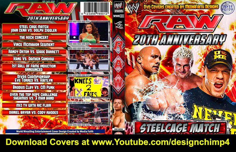 Wwe Raw 2oth Anniversary Custom Dvd Cover By Mediafaith1 On Deviantart Wwe Raw 2oth Anniversary Custom Dvd Cover By Mediafaith1 On Deviantart
