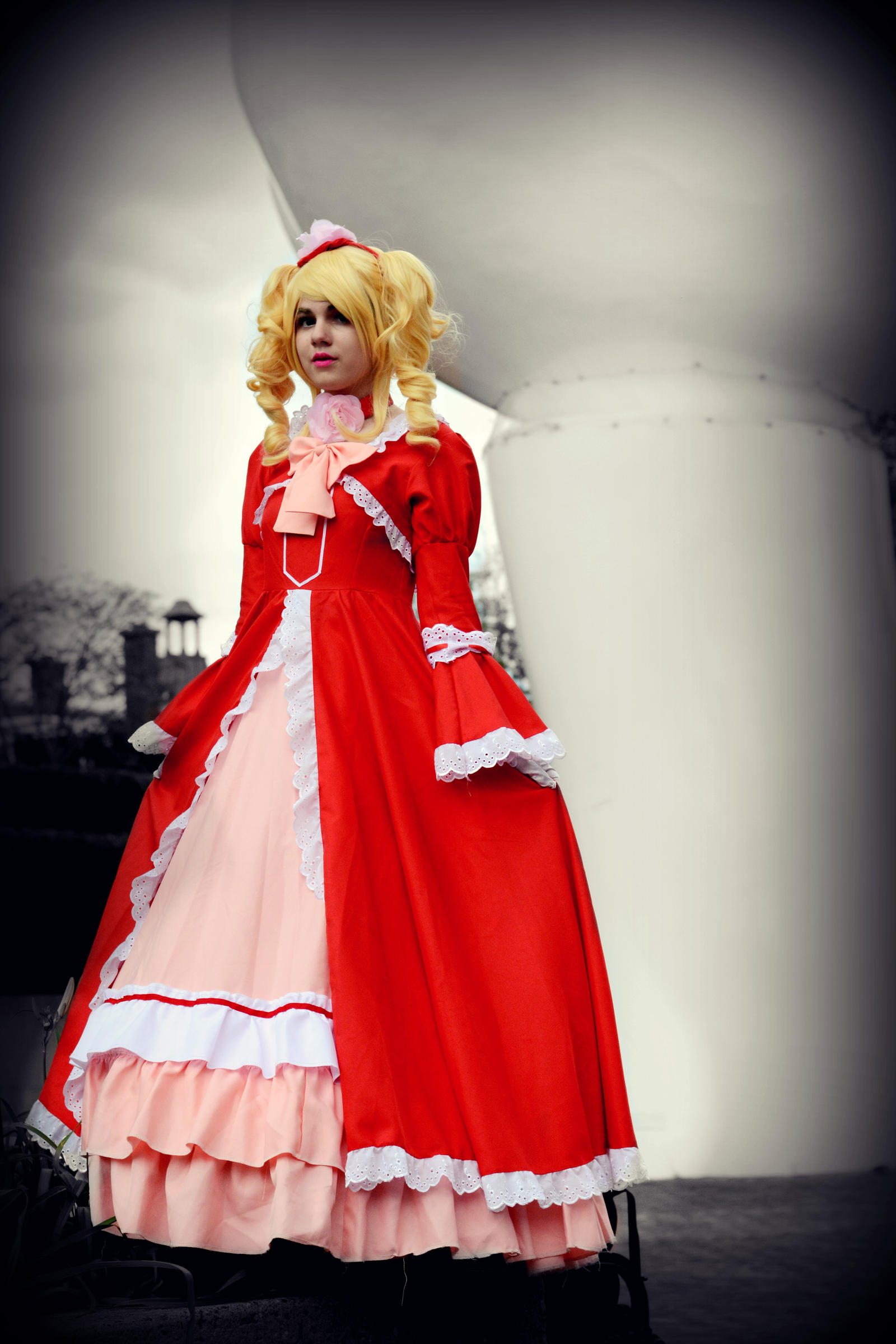 elizabeth midford red dress Elizabeth Midford Pink Dress