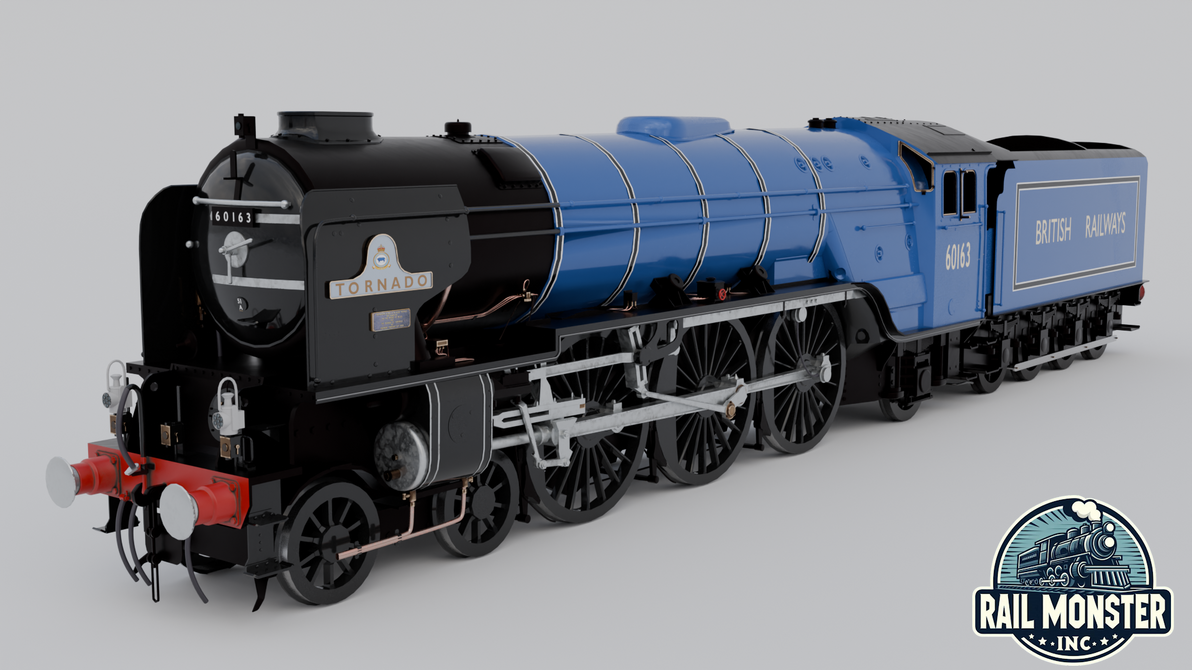 A1 Tornado Steam Engine Blue by railmonsterinc on DeviantArt