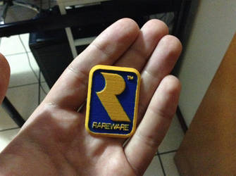 3D printed Rareware logo