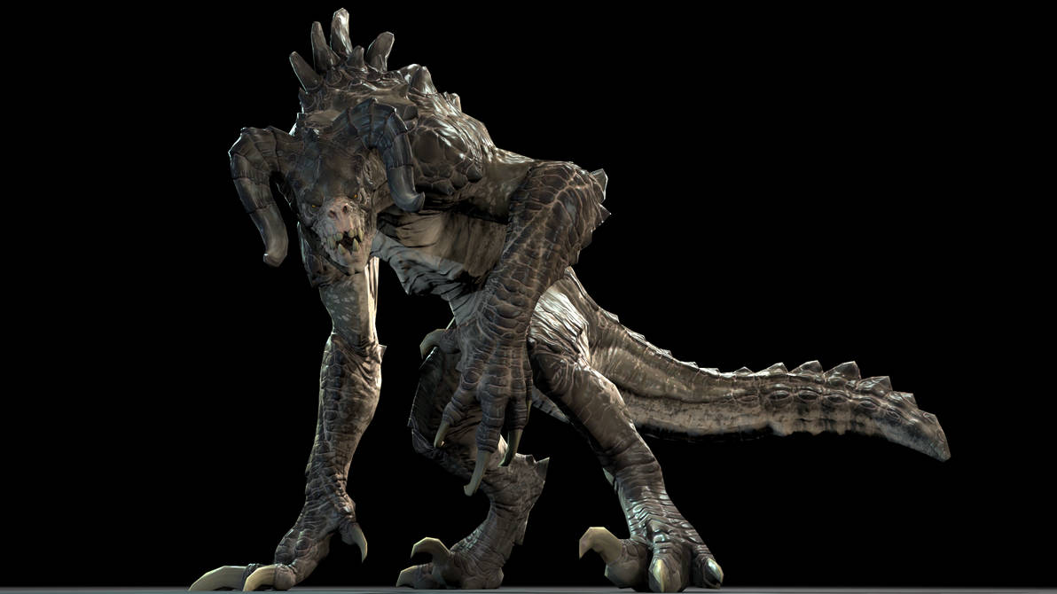 Deathclaw Inflation Deviantart deathclaw model test by Hydratus7 on DeviantArt