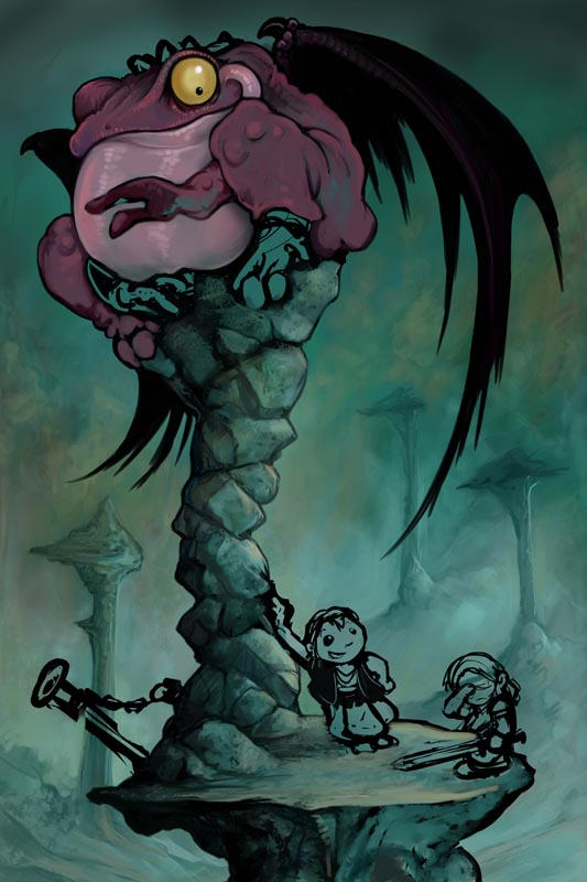 Unfinished Toad Demon by ursulav on DeviantArt