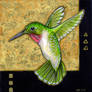 Klimt's Hummingbird II