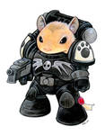 Warhamster 40K: Black Templar by ursulav