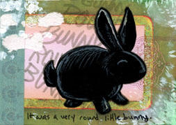 ACEO 6 - Black Bunny