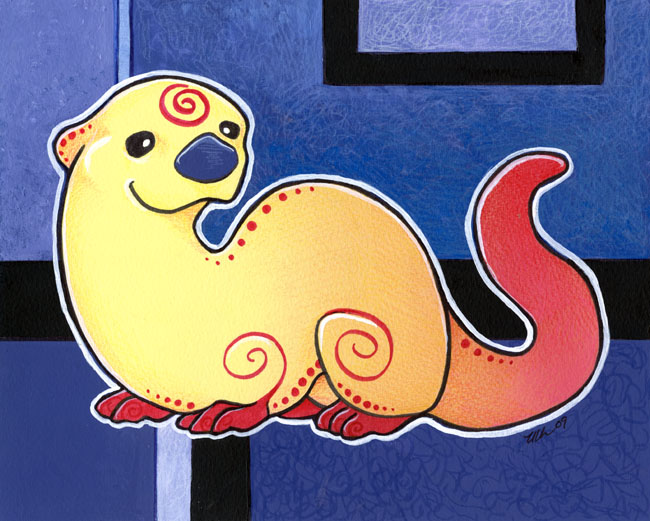 Vivid Otter by ursulav