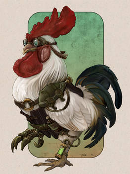 Steampunk Rooster