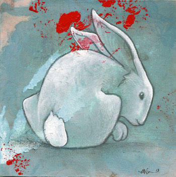 Slate Rabbit I by ursulav on DeviantArt