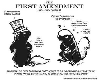 First Amendment Honey Badgers