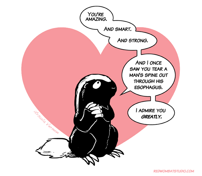 Morally Ambiguous Honey Badger Valentine #1