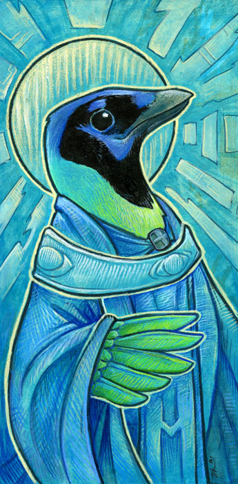 Green Jay Saint