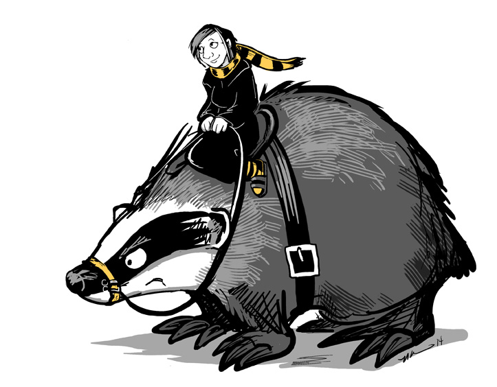Portrait Of The Artist With Her War-Badger
