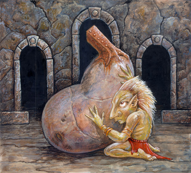 Elric and the Stone Eggplant