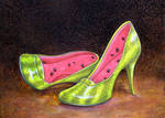 Watermelon Heels by ursulav