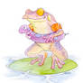 Frog with Water Wings