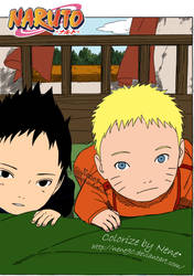 Colorize Naruto  Sasuke babies