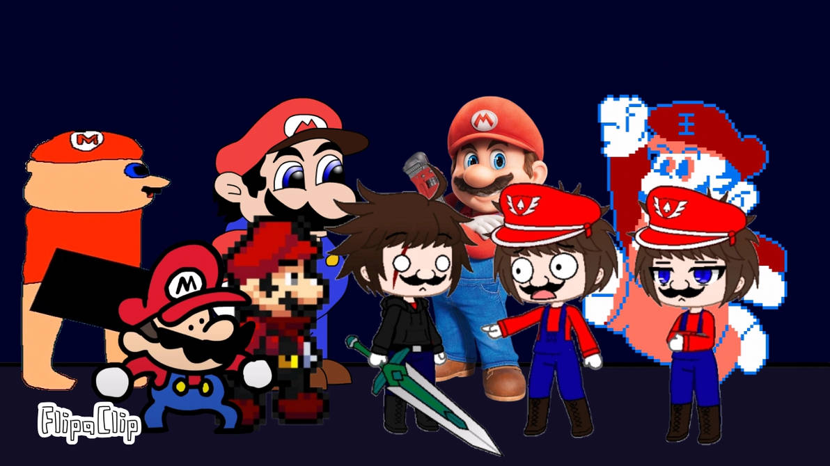 Mario Coexist AU Mario Interacting With A Lot Of Marios by MattTheBlueHat1234 on ...