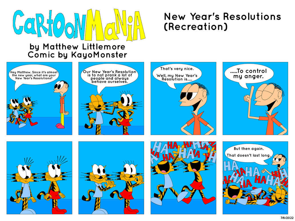 New Years Resolution (CartoonMania Comic) by MattTheBlueHat1234 on ...