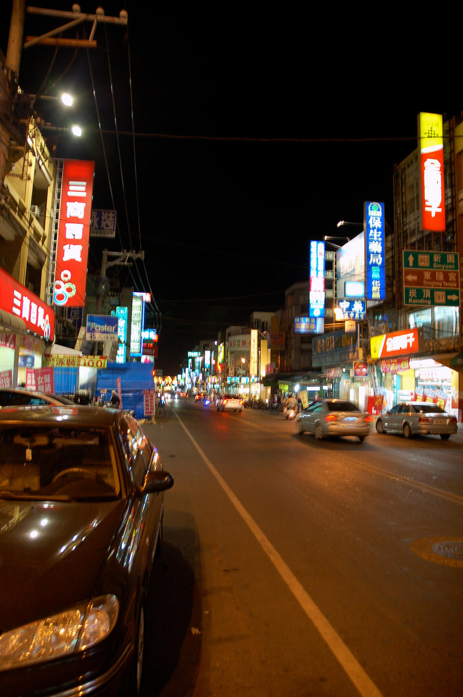 Taiwan Streets at Night