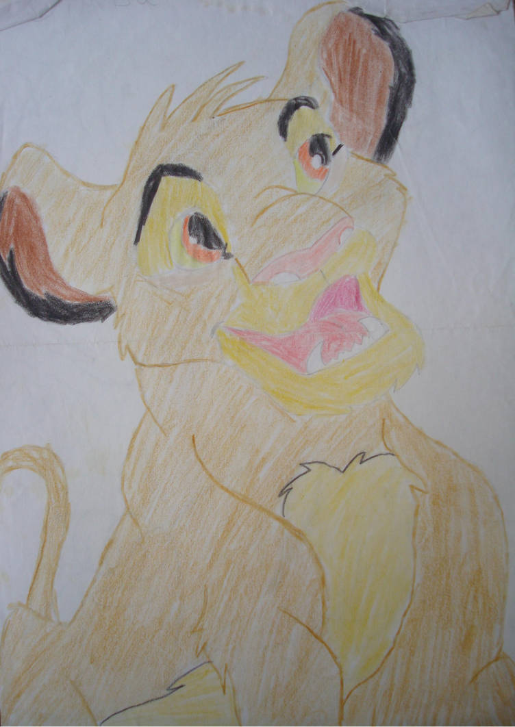 Simba Colored by YoruNekoChi on DeviantArt