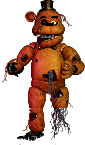 Broken Freddy Fazbear by Domielz on DeviantArt