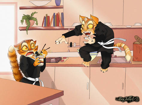 Commission: Ninja Cats