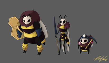 Commission: Hollow Knight Bees