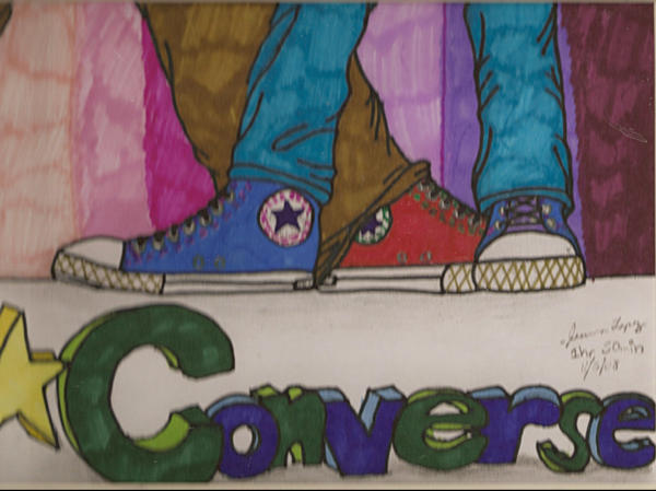 Converse Deviantart Converse colored by j3nj3al0usy on DeviantArt