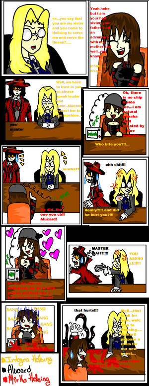 Meeting Integra Hellsing